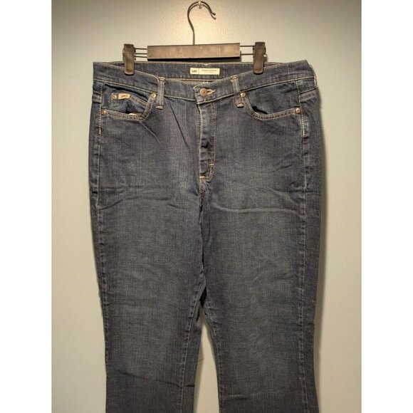 Lee Relaxed Bootcut Denim Jeans Women's 14M Dark Blue - Picture 5 of 14
